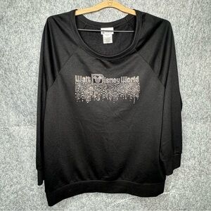 Disney Parks Walt‎ Disney World Rhinestone Pullover Sweater- Sz 1x